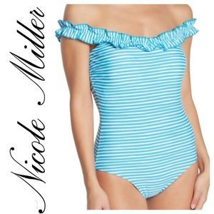 Nicole Miller off Shoulder Swimsuit